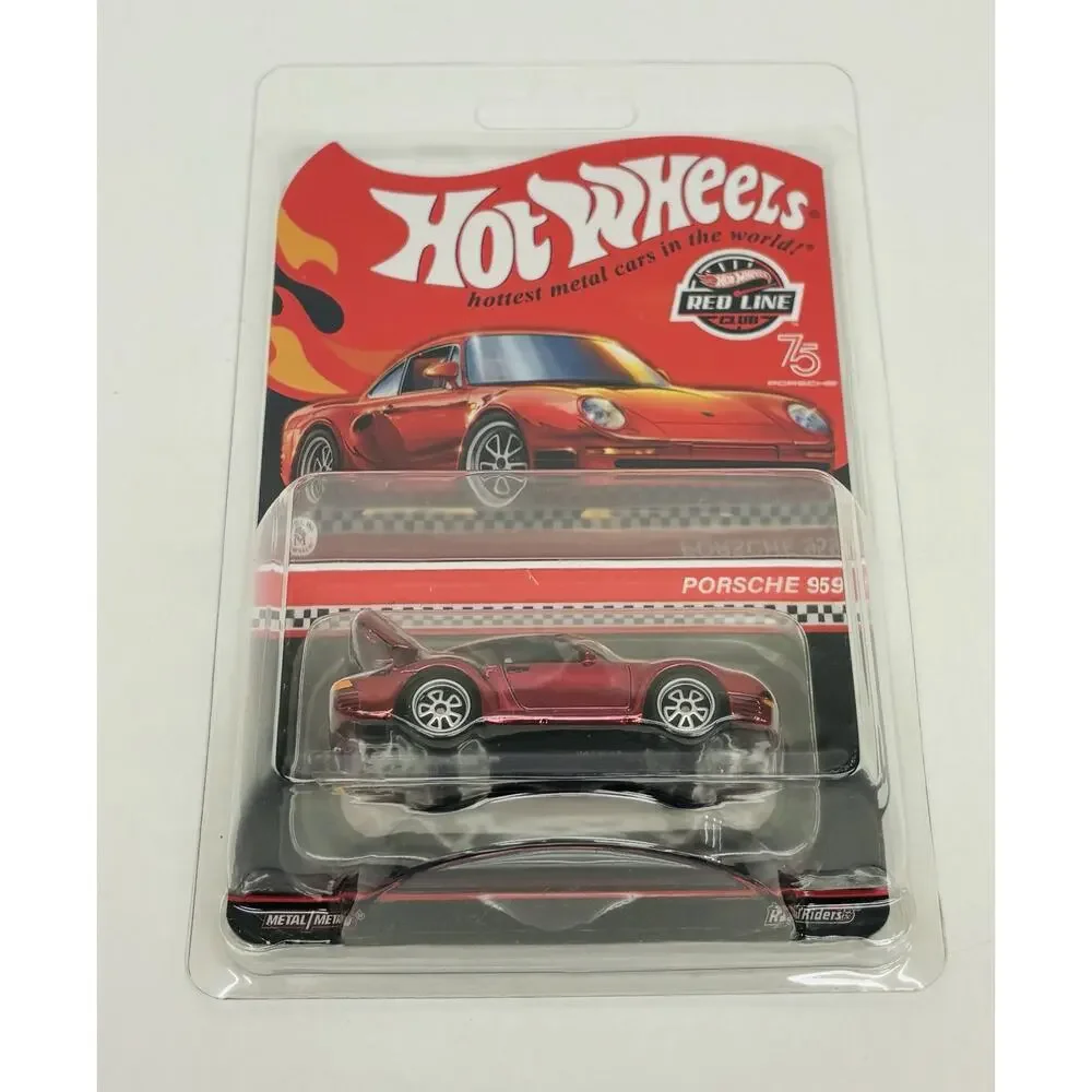 Hot Wheels 2023 RLC 1986 Porsche 959 Red w/ Protector Case HGK85